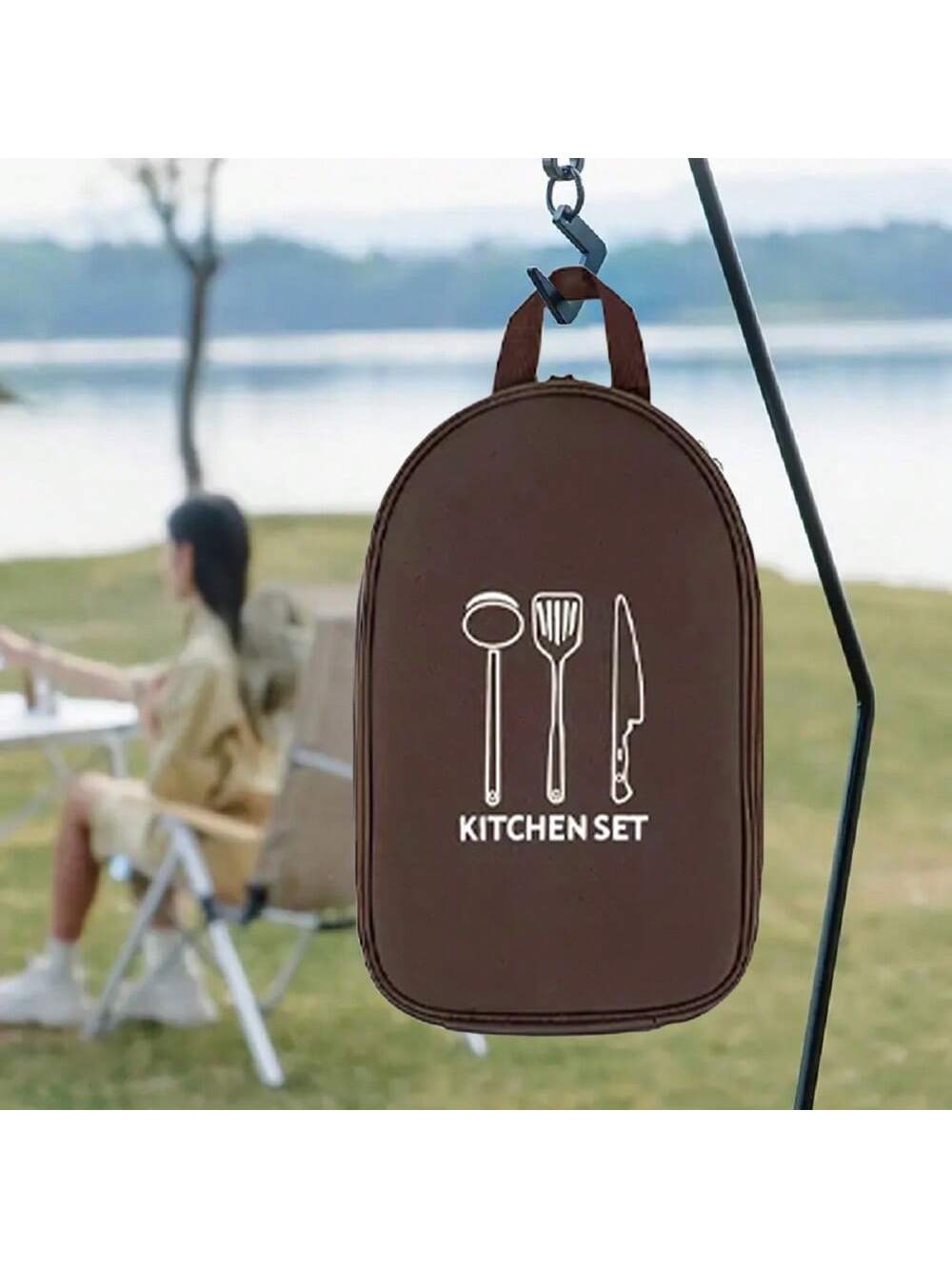 Camping Cooking Container - Sac de rangement d'ustensiles de cuisine
