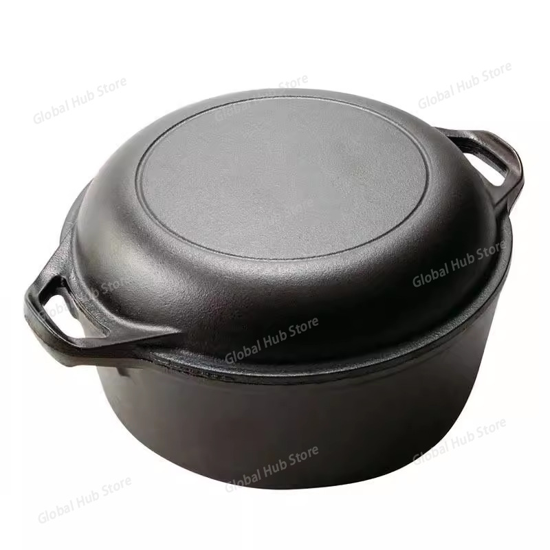 Camp Dutch Oven Cast - Four hollandais 2 en 1 en