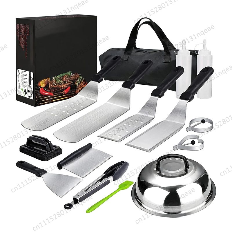 Camping Cooking Flat Top - Kit d'accessoires pour plaque de cuisson
