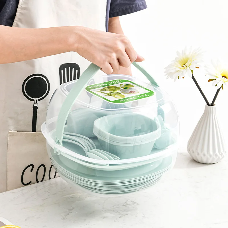 Ensemble de vaisselle en plast - Camping Cooking Dining Set avis et prix