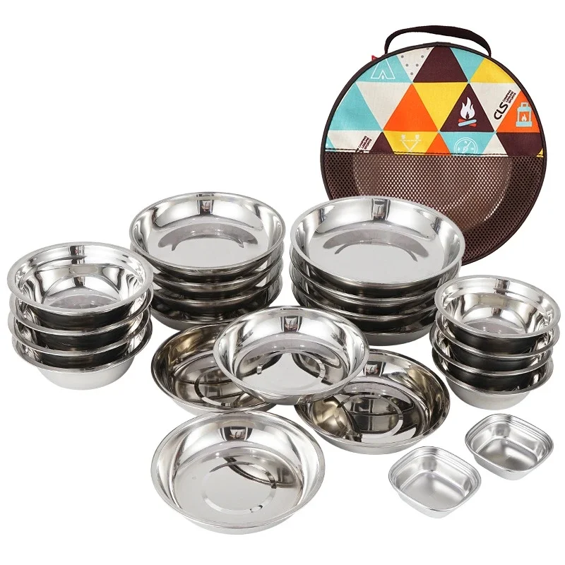 Ensemble de vaisselle portable - Camping Cooking Dining Set avis et prix